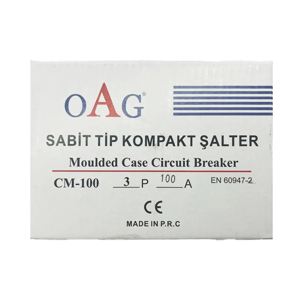 Oag 3x100A 12kA Sabit Tip Kompakt Şalter