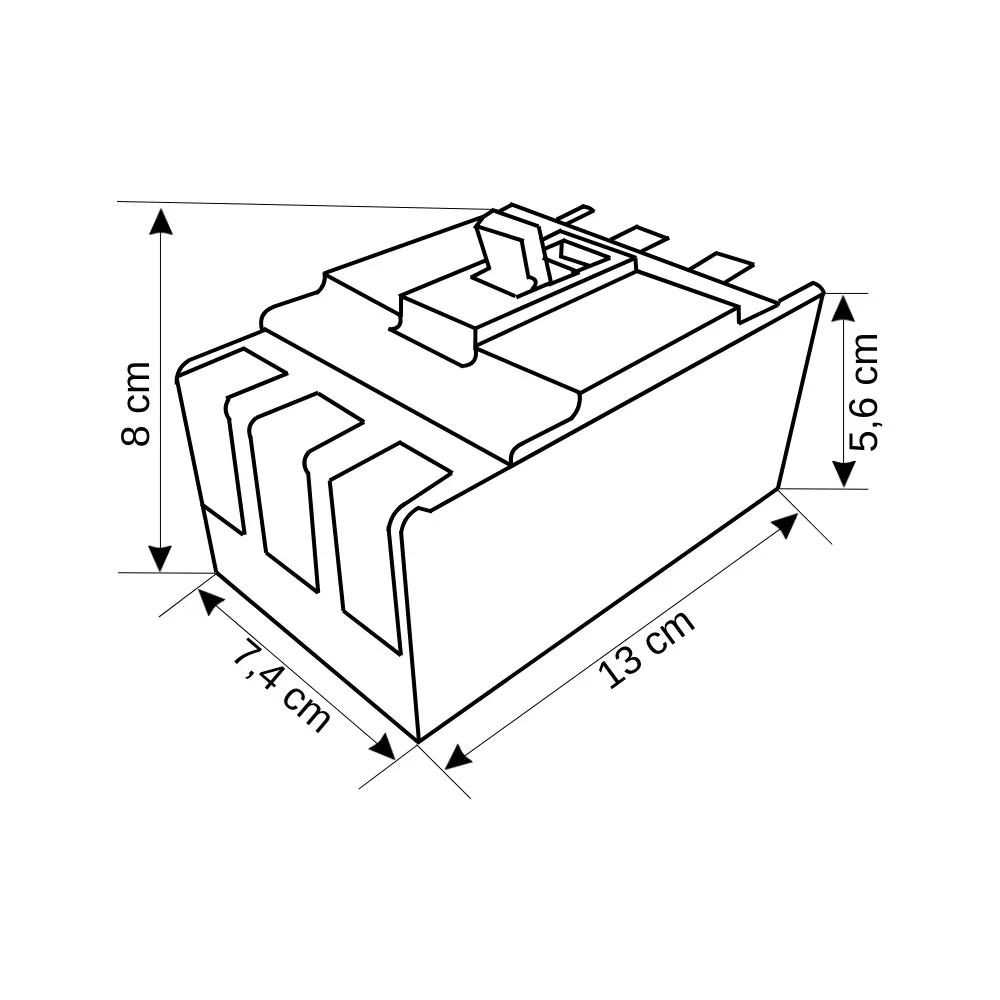 Oag 3x32A 12kA Sabit Tip Kompakt Şalter - 3