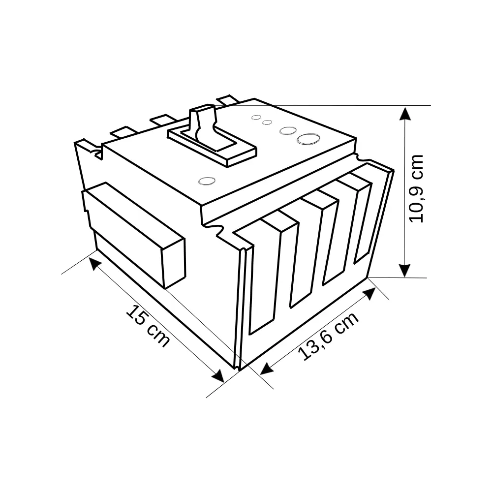 Oag 4X125A 50kA Yangın Korumalı Kompakt Şalter (Açtırma Bobinli)