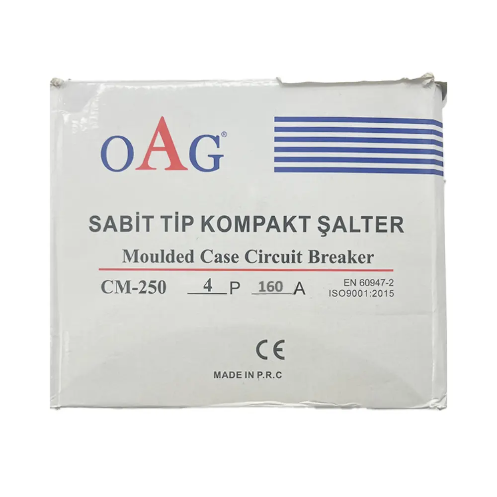 Oag 4X160A 25kA Sabit Tip Kompakt Şalter TSE