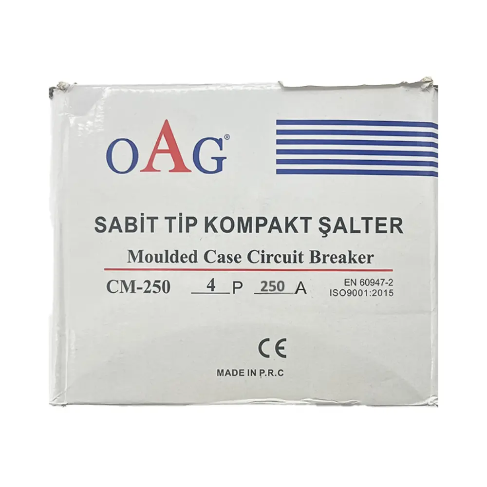 Oag 4X250A 25kA Sabit Tip Kompakt Şalter TSE