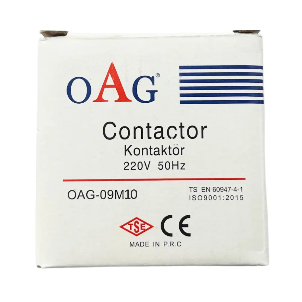 Oag 9A 4kW Mini Güç Kontaktörü 1NA M0910 - 4