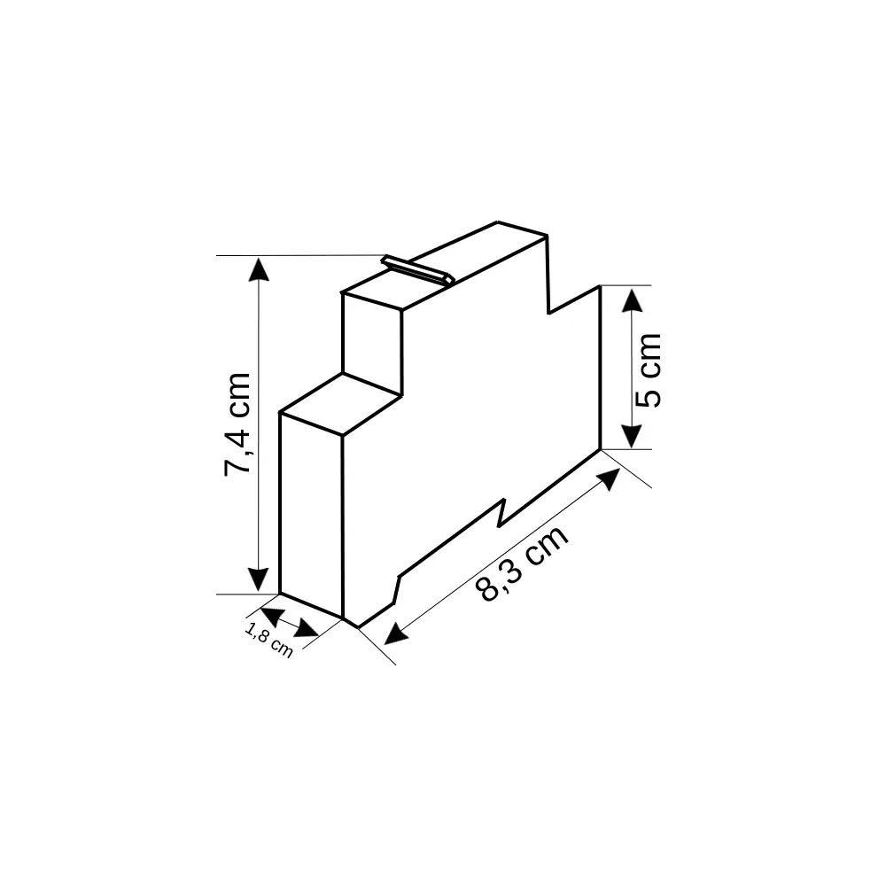 OAG C Tipi 1x10A 3kA Otomatik Sigorta