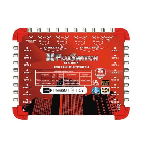 Pluswitch 10/16'lı Tv Santrali Sonlu