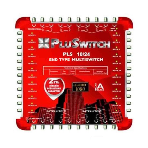 Pluswitch 10/24'lü Tv Santrali Sonlu