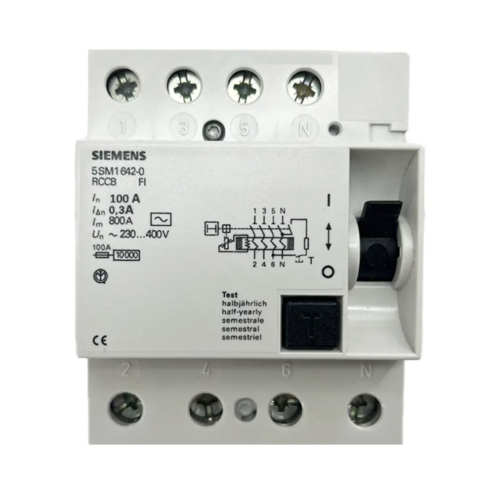 Siemens 4x100A 300mA Kaçak Akım Rölesi 5SM3648-0