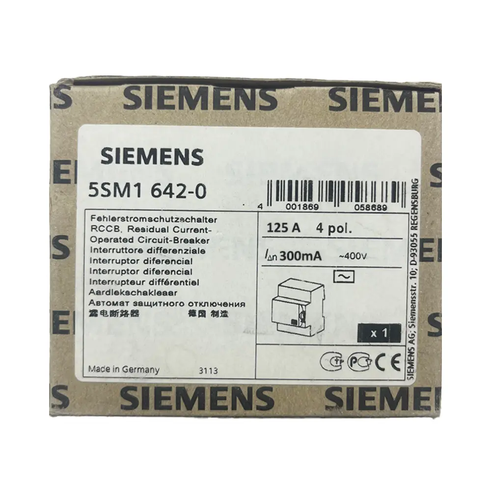 Siemens 4x125A 300mA Kaçak Akım Rölesi 5SM3645-0