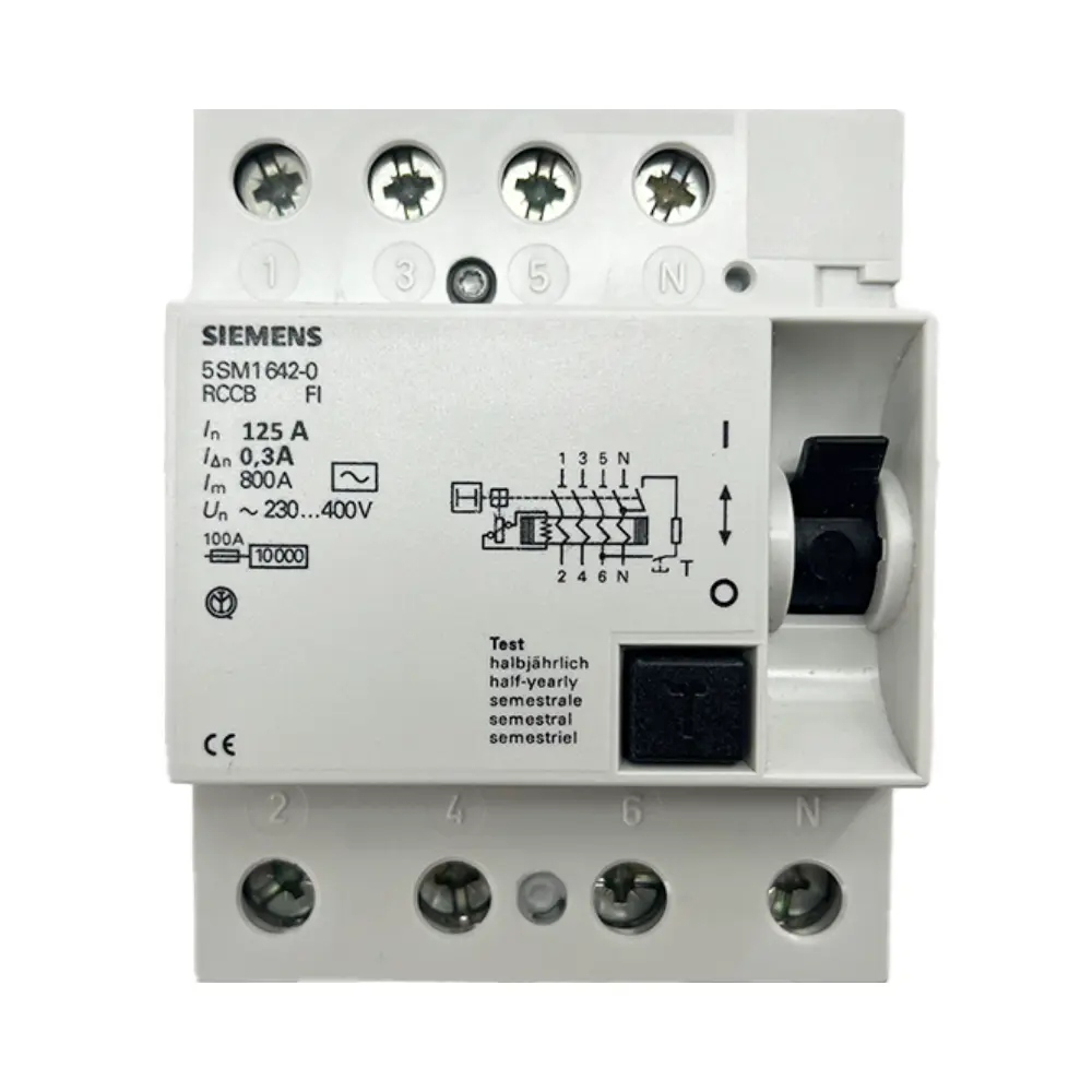 Siemens 4x125A 300mA Kaçak Akım Rölesi 5SM3645-0