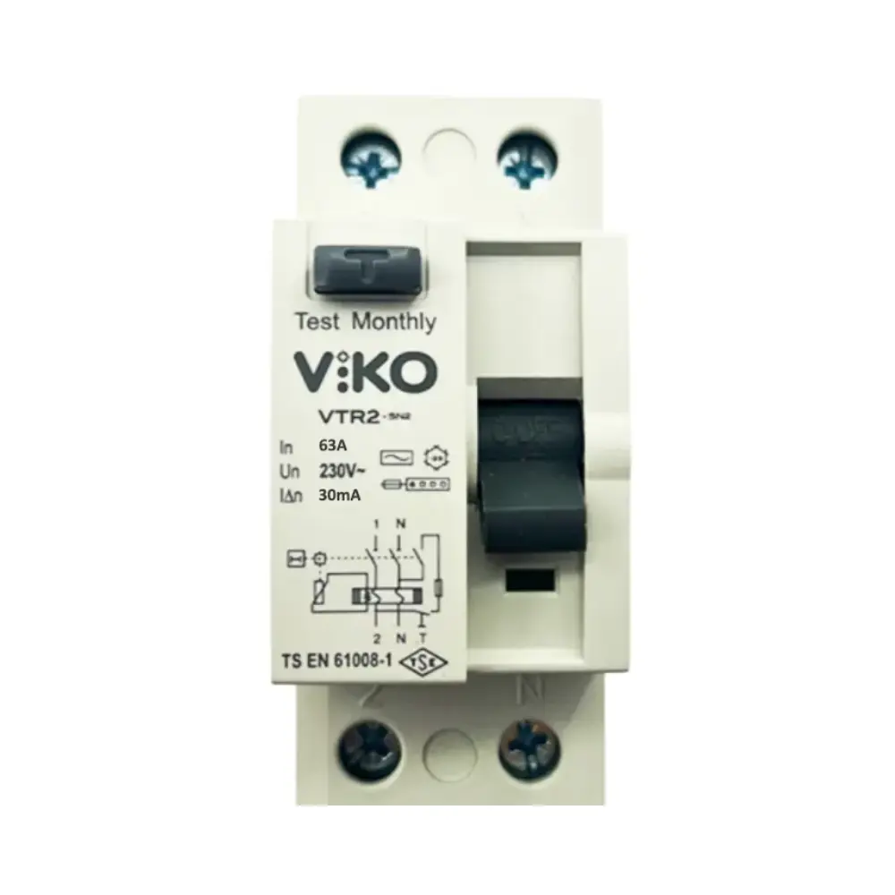 Viko 2x63A 30mA Kaçak Akım Rölesi VTR2-6330