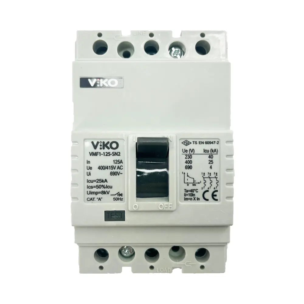 Viko 3X125A 25kA Sabit Kompakt Şalter VMF1-125-SN2