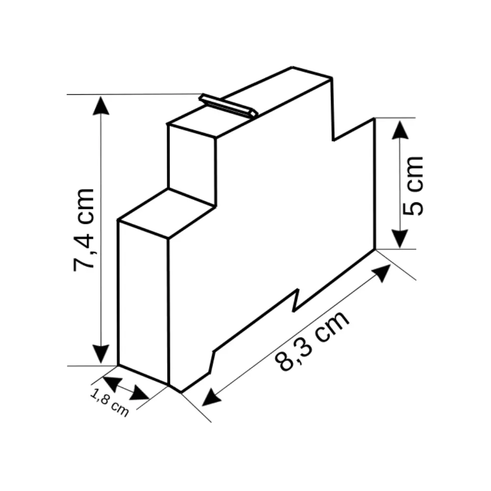 Viko B Tipi 1x4A 3kA Otomatik Sigorta 3VTB-1B04 - 3