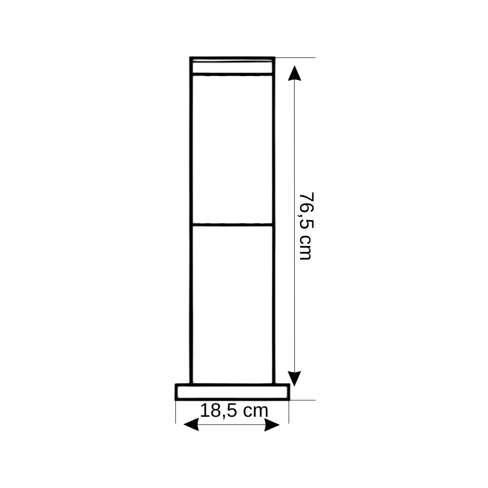 Zita Galata Uzun 80cm Bahçe Armatürü 273