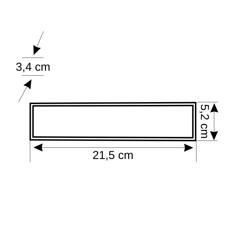 Zmr 10W Lineer Ray Spot Beyaz Kasa Opak 6500K (Beyaz)