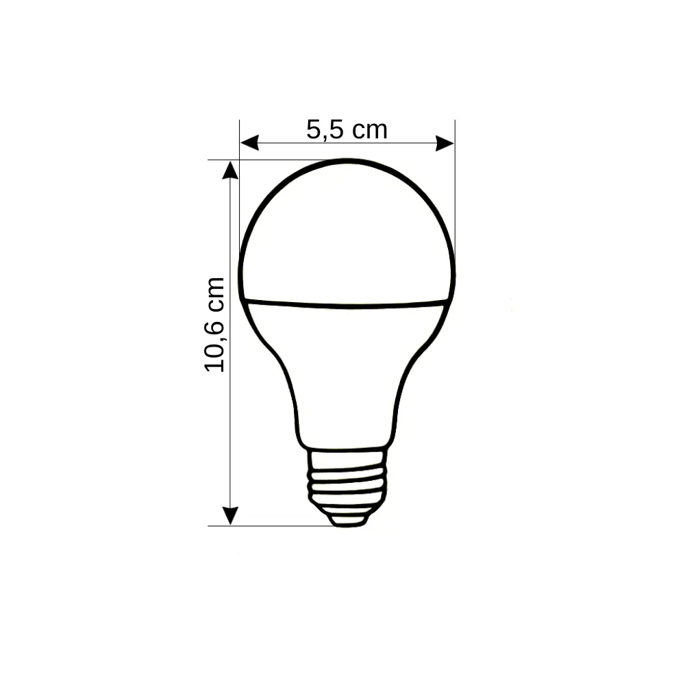 Zmr 12W Led Ampul E-27 Duy 3000K (Günışığı)