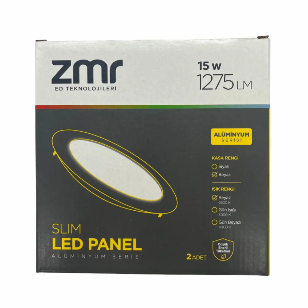 Zmr 15W Sıvaaltı Panel Led Armatür 6500K (Beyaz)