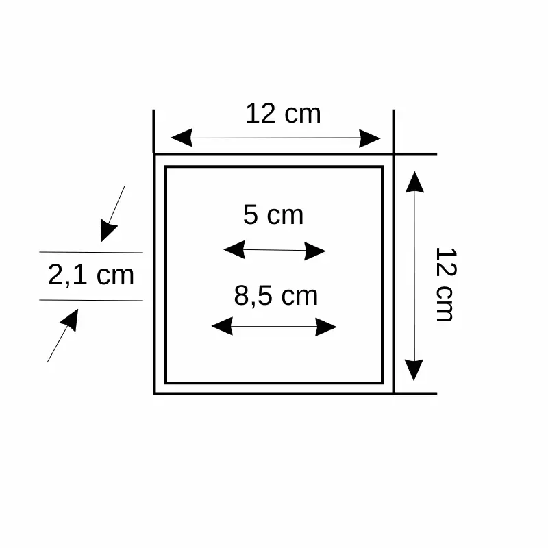 Zmr 18W Ayarlanabilir Sıvaaltı Kare Panel Led Armatür 6500K (Beyaz)