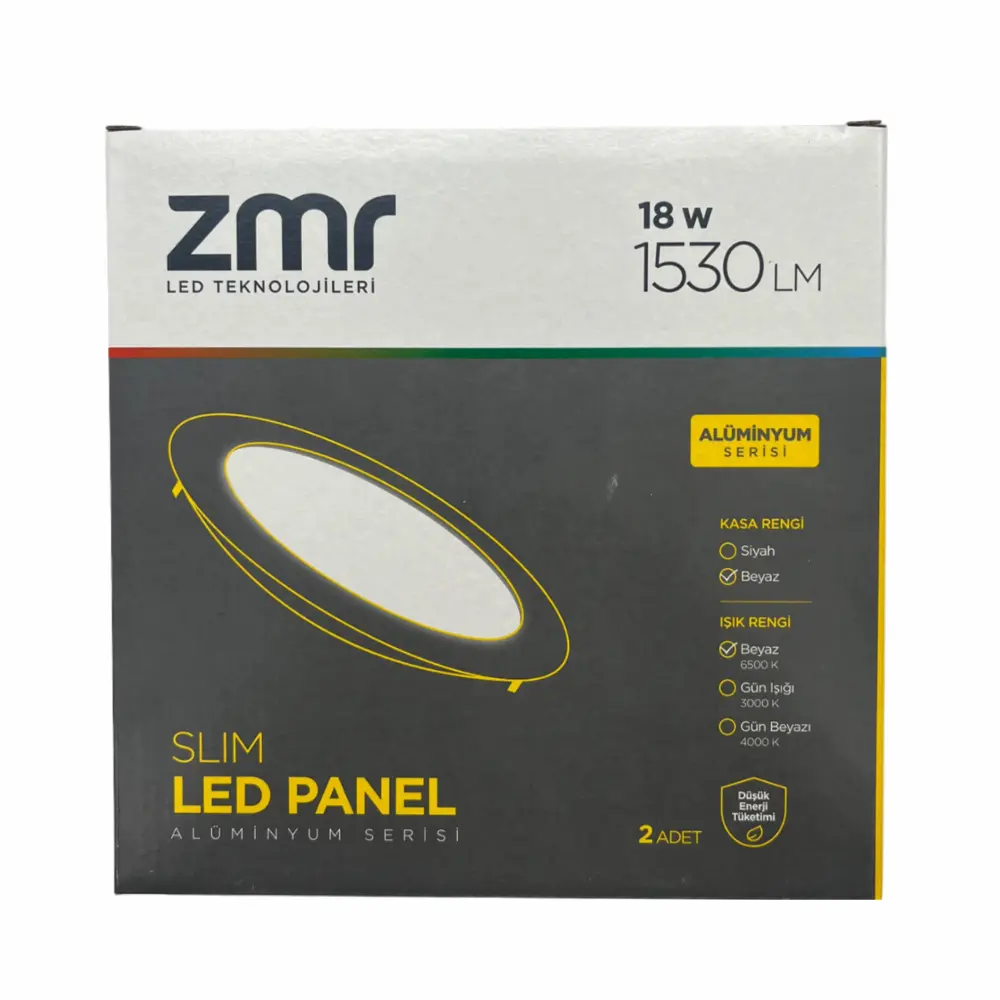 Zmr 18W Sıvaaltı Panel Led Armatür 6500K (Beyaz)