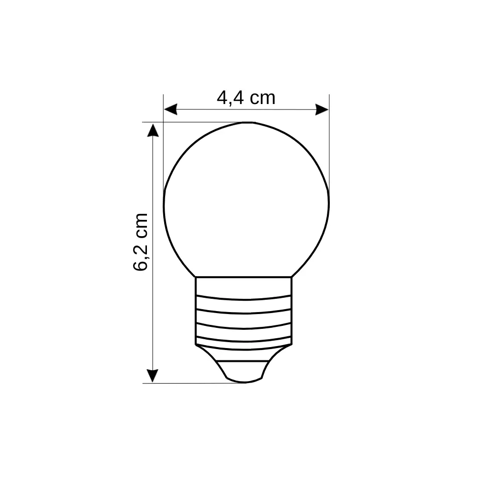 Zmr 1W Ledli Top Gece Ampulü E27 Duy (Kırmızı)