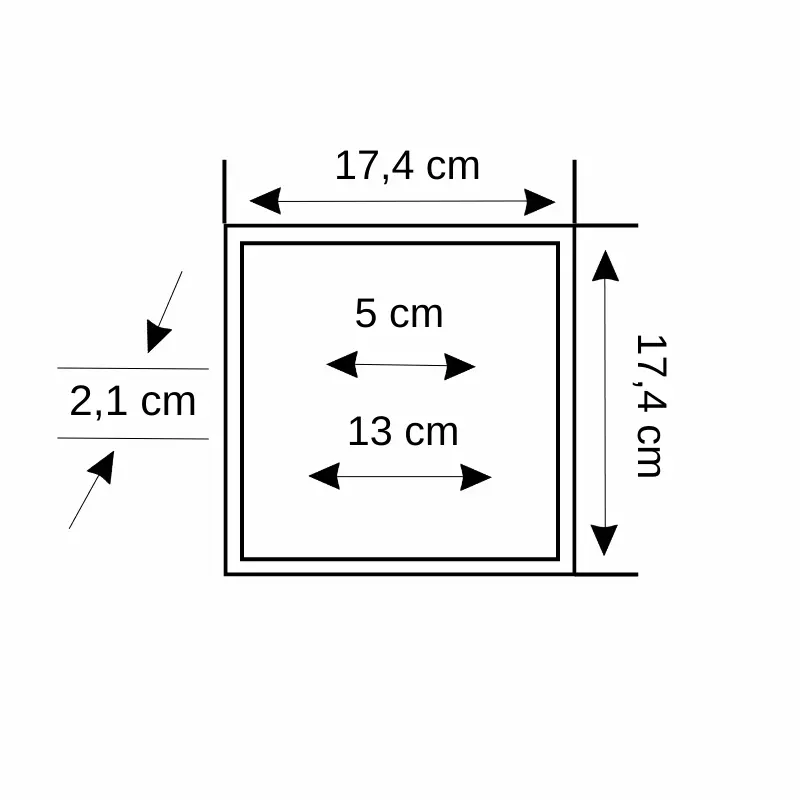 Zmr 24W Ayarlanabilir Sıvaaltı Kare Panel Led Armatür 3000K (Günışığı) - 4