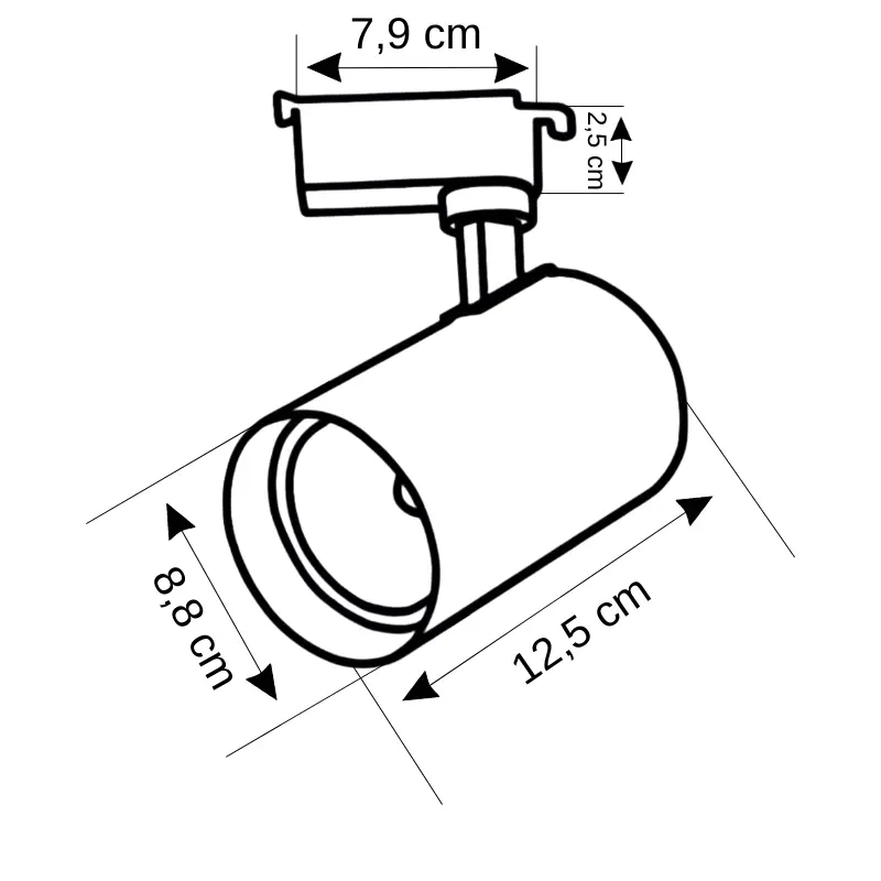 Zmr 30W Ray Spot Beyaz Kasa 6500K (Beyaz)