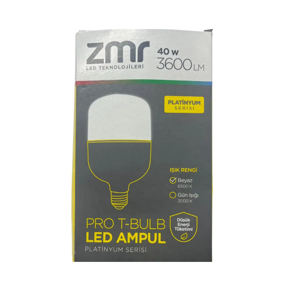 Zmr 40W Torch Jumbo Led Ampul E27 Duy 6500K (Beyaz)