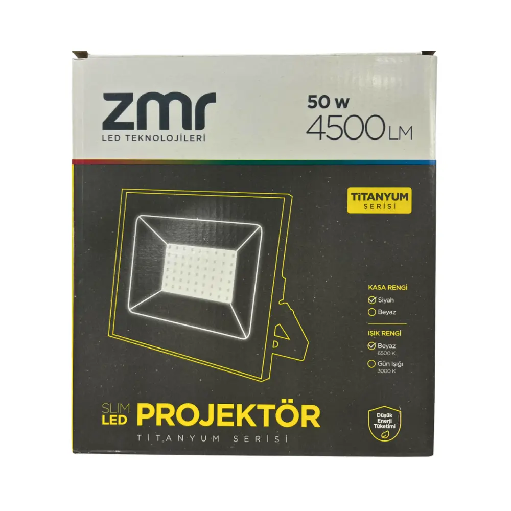 Zmr 50W Smd Led Projektör 6500K (Beyaz)