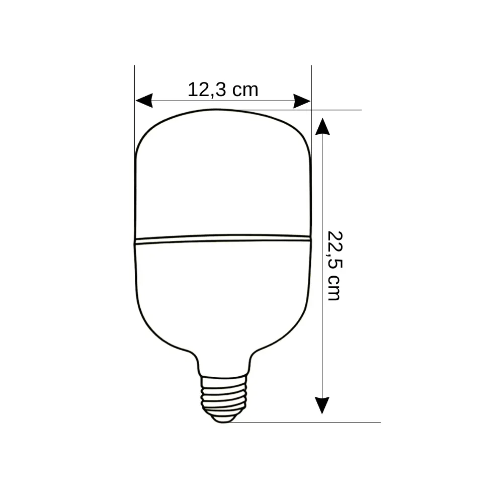 Zmr 50W Torch Jumbo Led Ampul E27 Duy 6500K (Beyaz)